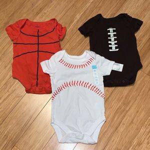 🌟 Sports Ball Print Onesies • 3/$20🌟 MUST BUNDLE